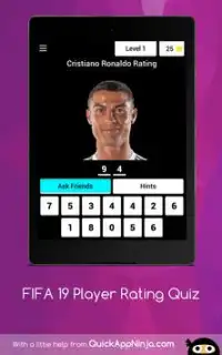 FIFA 19 Player Rating Quiz Screen Shot 9