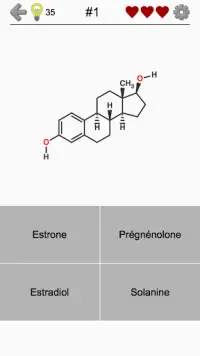 Stéroïdes - Les formules chimiques des hormones Screen Shot 2