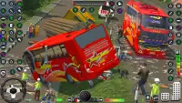 Real City Coach Bus Games 3D Screen Shot 2