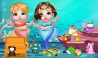 Mermaid Twins' Ocean Salon Screen Shot 1