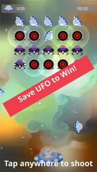 Panda UFO Alien Galaxy Shooter Screen Shot 3