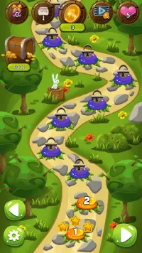 Forest Match 3 Puzzle Mania Screen Shot 2