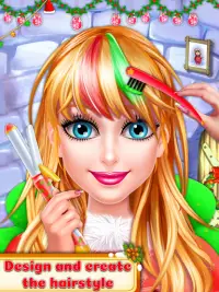 Christmas Girl Makeover Game -Christmas Girl Games Screen Shot 1
