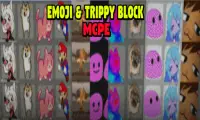 Emoji and Trippy Block Pack Addon for Minecraft PE Screen Shot 1