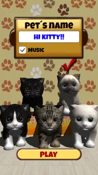 Kitty lovely 🐱 Virtual Pet Screen Shot 0