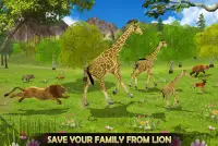Giraffe Family Life Jungle Sim Screen Shot 12