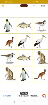 Animal Match Game Screen Shot 4