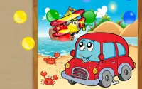 Cars for Kids: Puzzle Games ❤️🚗🚒🚚🚜🚌🚁✈️ Screen Shot 14