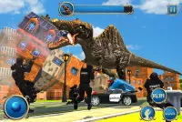 Wild Dino City Rampage: T-Rex Simulator Screen Shot 1