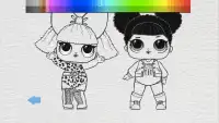 LOL Dolls Coloring Game Screen Shot 1