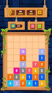 Easy Drag n Merge: Number Block Puzzle Screen Shot 0