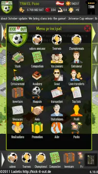 Kick it out! Football Manager Screen Shot 2