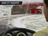 雪に覆われたバスドライブ Screen Shot 9