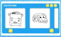 Drawing Bus Coloring Tayo Screen Shot 1