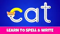 ABC Preschool Kids Spelling Tracing & Phonics game Screen Shot 0