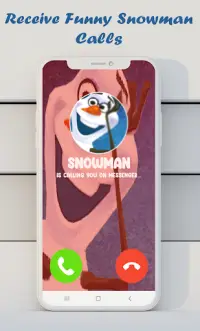 Video call chat snowman prank Screen Shot 4
