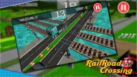 RailRoad Crossing 3D 🚅 Train Simulator Game Screen Shot 4