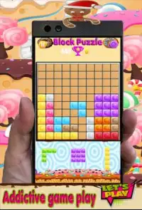 Block Puzzle candy donuts Screen Shot 1