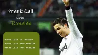 Ronaldo Video Call: Prank Call Screen Shot 0