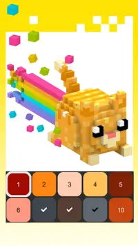 Pixel Coloring - Color By Number Screen Shot 1