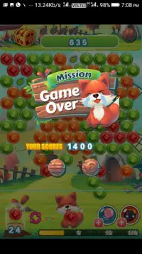 Bubble Shooter Fox Screen Shot 3