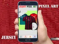 Football Jersey Color By Number-Pixel Art 2021 Screen Shot 0