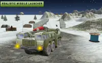 Missile launcher US army truck 3D simulator 2018 Screen Shot 0
