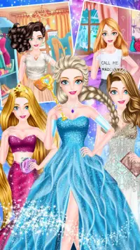 Girl Games - Gorgeous Princess Dressup Party Screen Shot 0