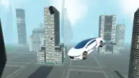 Futuristic Flying Car Driving Screen Shot 0