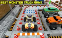 Monster Truck Parking: Hard Car Parking Simulator Screen Shot 1