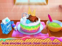 Unicorn Ice Cream Cake Maker : Sweet Dessert Shop Screen Shot 10