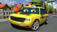 Crazy Talking Taxi Driver game Screen Shot 8