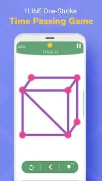1line one stroke puzzle game - Connect the dots Screen Shot 3