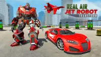 Real Air Jet Fighter - Grand Robot Shooting Games Screen Shot 0