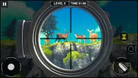 Herten jagen spelletjes: sluipschutter jachtspel Screen Shot 1
