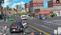 पुलिस कार ड्राइविंग गेम 3डी Screen Shot 1