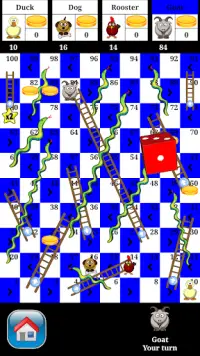 Snakes and Ladders - 2 to 4 player board game Screen Shot 0