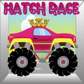 Girl Car Games Match Race