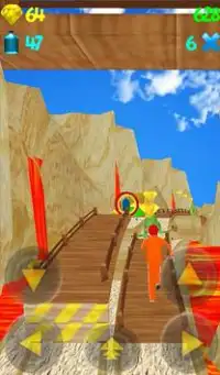 Fire Ben Runner 3D Endless FREE Screen Shot 5