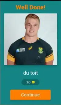 SA Rugby Trivia Screen Shot 1