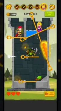 Hero Rescue 4 Pull The Pin - How To Loot Pin Pull Screen Shot 0