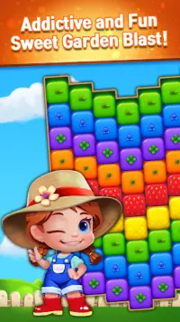 Sweet Garden Blast Puzzle Game Screen Shot 6