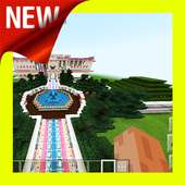 Pink School for Girls. New MCPE Game maps