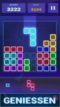 Glow Puzzle Block - klassische Screen Shot 2