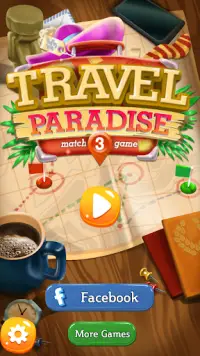 Paradis du voyage: match 3 jeu Screen Shot 0