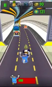 subway 3D Goku dash Dragon Run Saiyan Ultimate Screen Shot 3
