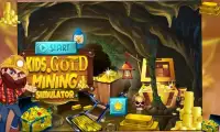 Kids Gold Mining Simulator Screen Shot 3
