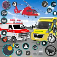 Heli Ambulance Simulator Game Screen Shot 0