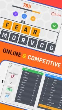 WordQ: Online Multiplayer Word Game Screen Shot 2