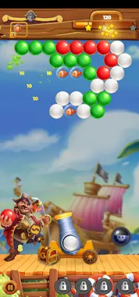 Bubble Shooter : Bubble Pirates Screen Shot 3
